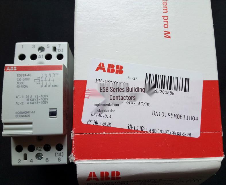 ABB Building-Specific Contactor ESB24-40, 24V/110-120V/230V