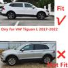 4 шт. дефлекторы окон автомобиля, тонированный тент, щиток от дождя, солнца, снега для Volkswagen VW Tiguan L 2017 2018