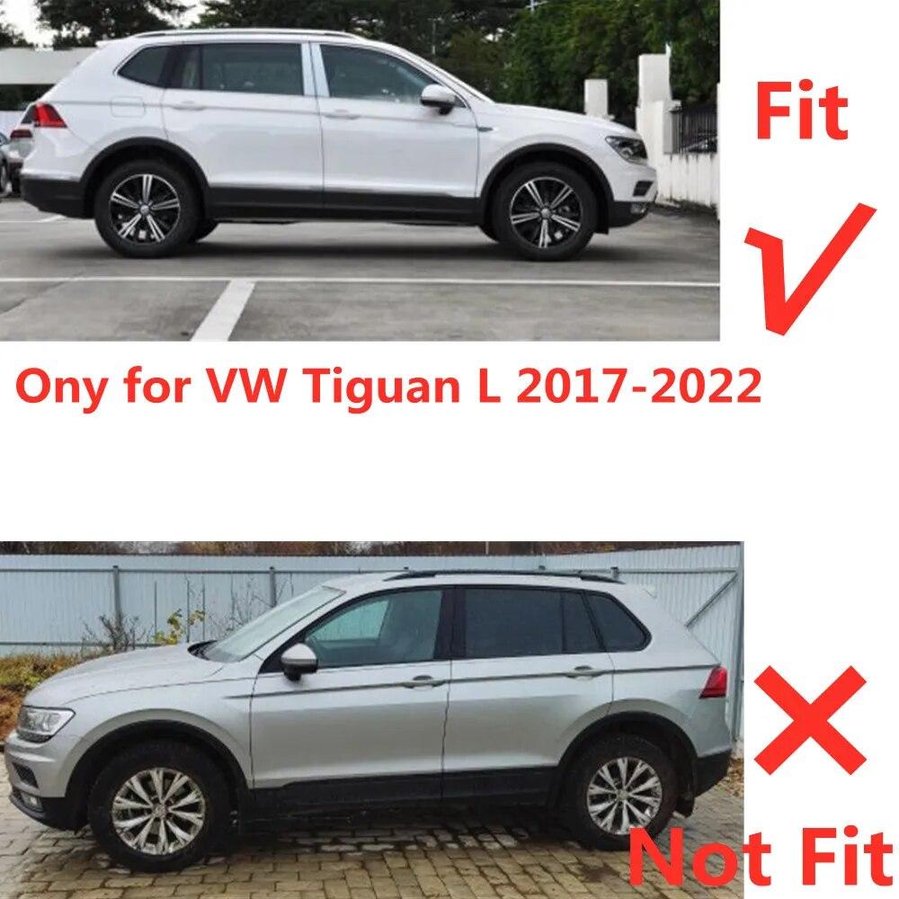 4 шт. дефлекторы окон автомобиля, тонированный тент, щиток от дождя, солнца, снега для Volkswagen VW Tiguan L 2017 2018