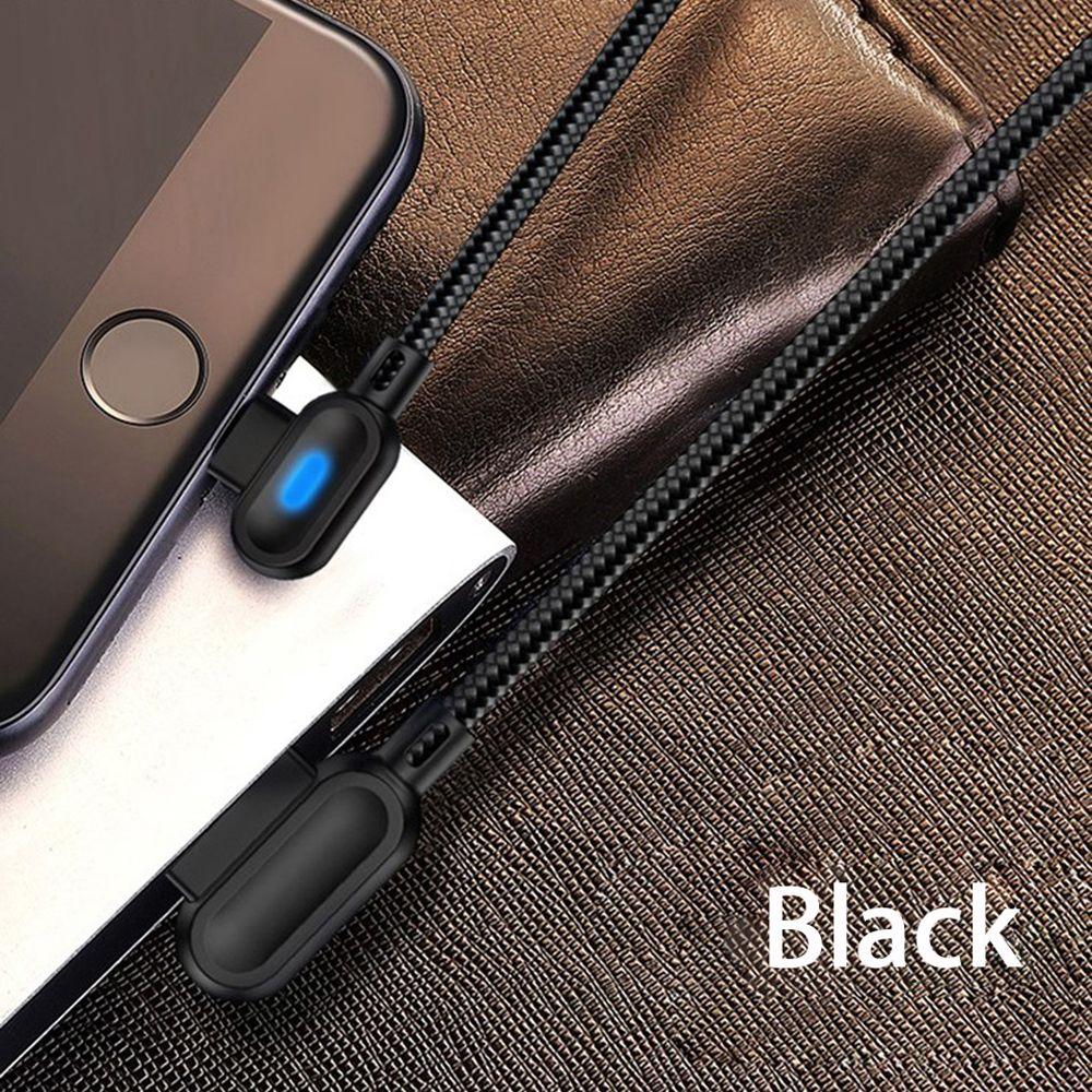 Angle 90 Degree Elbow Adapter Micro USB Type C Cable Data Cable Charger Wire Fast Charging Cable