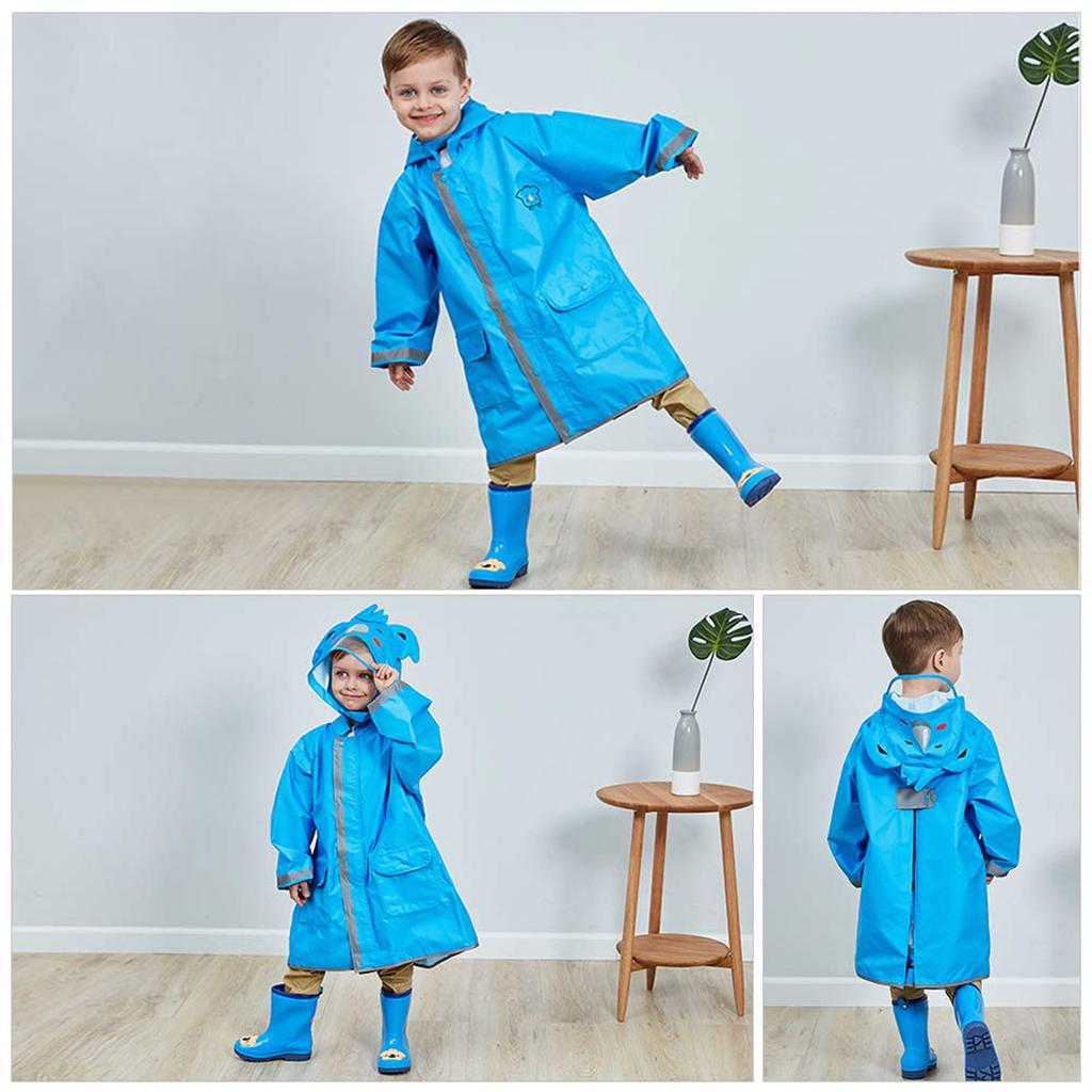 Дождевик для маленьких мальчиков и девочек, детский плащ с 3D мультфильмами, пончо