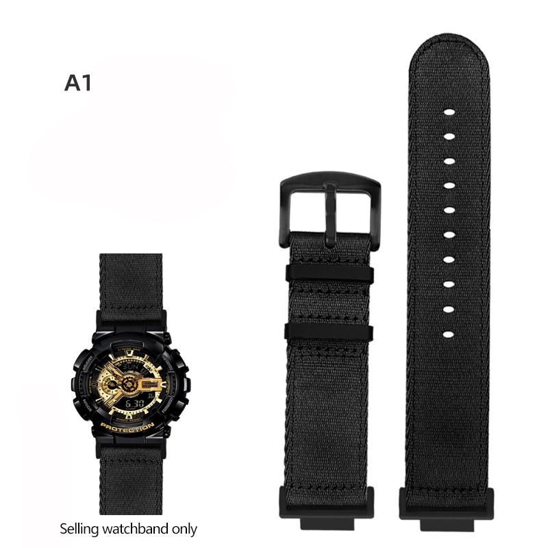 Нейлоновый холщовый ремешок для часов для GSHOCK Casio DW5600 DW-5600 GA110 GA100 GA120 GM2100 GA2100 GA2110 Модифицированный ремешок Спортивный ремешок