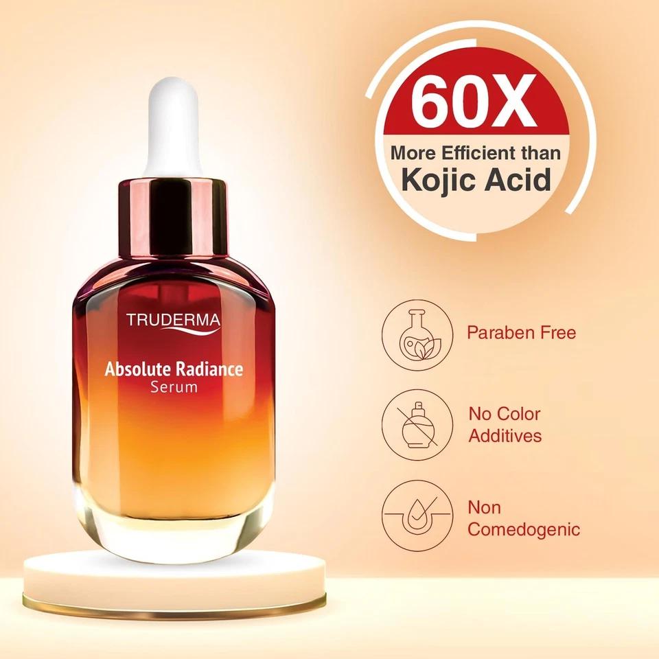 РЕГУЛИЦА Сыворотка Truderma Absolute Radiance 30 мл | Интенсивный биоактивный депигментирующий и осветляющий кожу концентрат