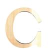 LETTER C - 11.5 CM - WOOD