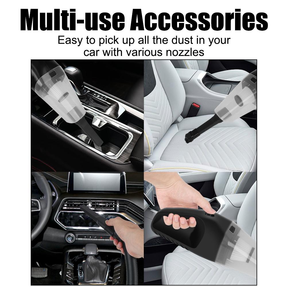 Автомобильный пылесос Пылесос двойного назначения для влажной и сухой уборки Автомобильные аксессуары Высокое супервсасывание Мощные ручные мини-пылесосы Перезаряжаемые портативные
