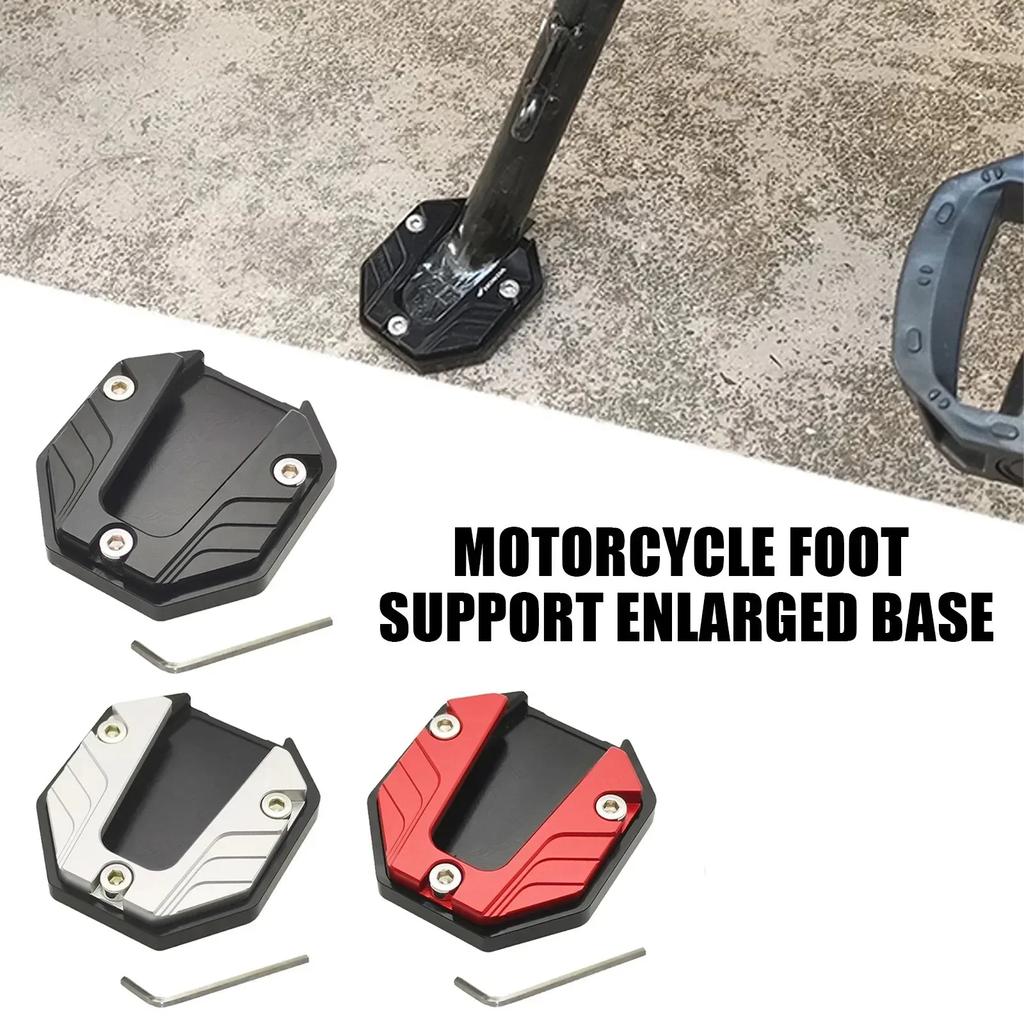 Aluminum Alloy Universal Bike Kickstand Foot Grip Enhanced Stability Adjustable Side Stand Scooter Motorcycle Motor Scooters