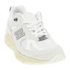 New Balance White Suede Lace Up Cushioning Sole Sneakers U991 Ow2
