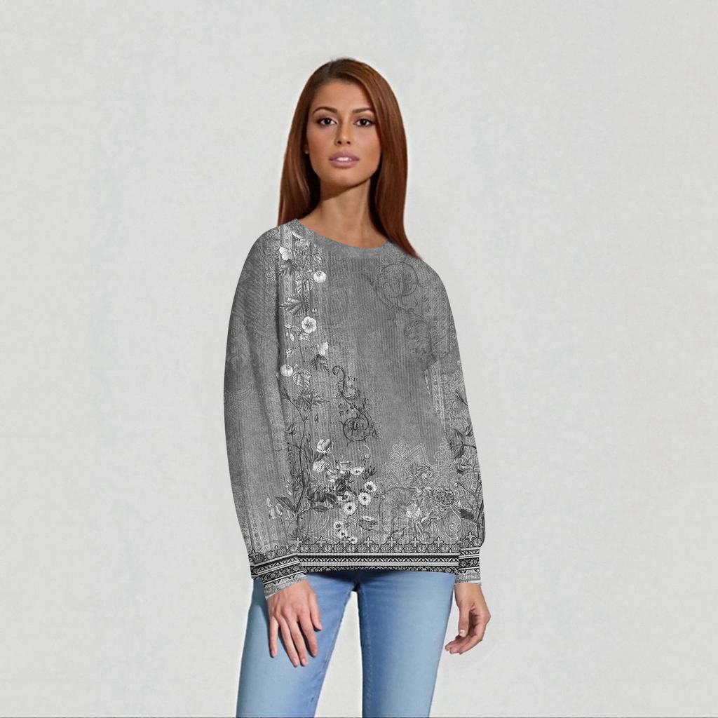 Женские повседневные топы на каждый день Вязаный свитер