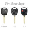 Чехол для ключей из ТПУ с 2/3 кнопками, брелок для Toyota FJ Cruiser Land 2008-2014 Yaris Echo для Lexus ES GS LS IS RX SC LX RX400h