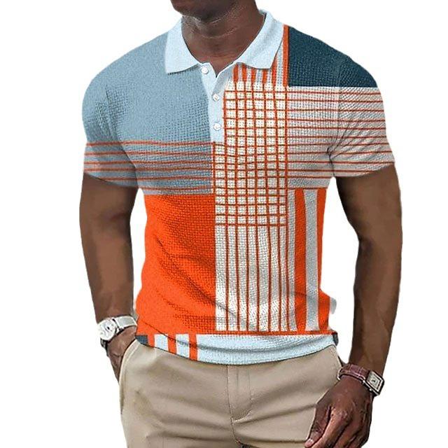 Мужская футболка поло с коротким рукавом, топы с 3D-принтом, модные, из полиэстера, дышащие, удобные, футболки поло
