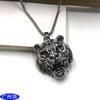 Tiger Head Titanium Steel Necklace Alloy Pendant Trend Brand Hip Hop Retro Sweater Sweater Chain Accessories