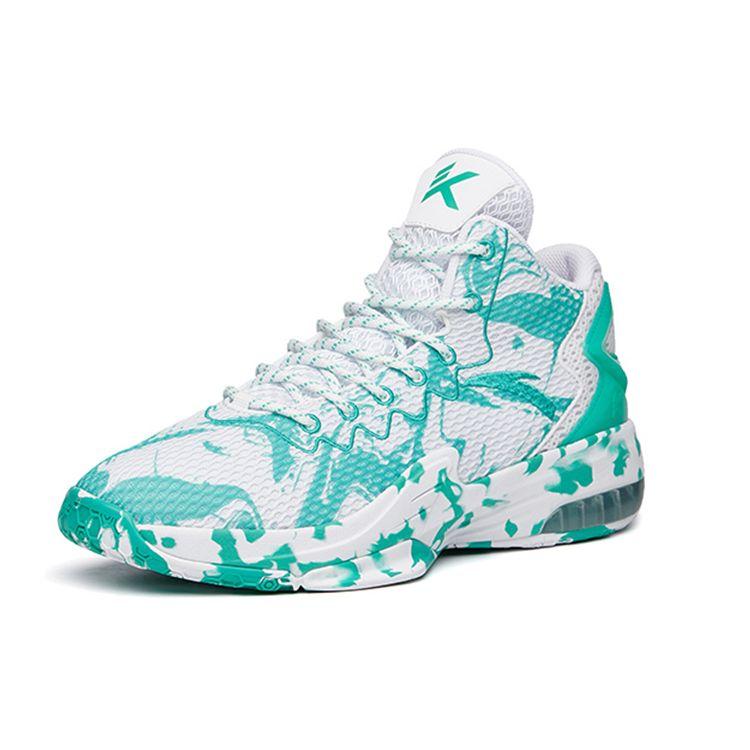 Anta Баскетбольные кроссовки KT3 Thompson 3 Durable Non-Slip Mid-Top мужские кроссовки Green White 11741105-16