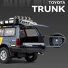 Toyota Land Cruiser LC80 Внедорожник Моделирование Литые игрушечные машинки Звуки и Свет Инерционный автомобиль 1:Модель коллекции 24 сплава