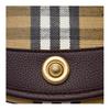 Burberry Highlands Check Jacquard Woven Saddle Bag Women Shoulder Bag Beige 81121601