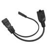 IEC320 C14 To C7 Nema 5 20R Power Cords Professional Male To Female C14 To C7 Power Cords Y