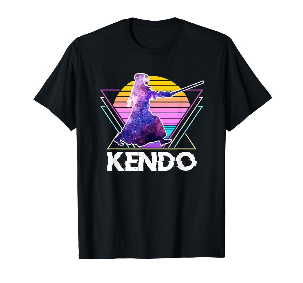 Kendo Japanese Martial Arts Retro Vintage Vaporwave 90s T-Shirt
