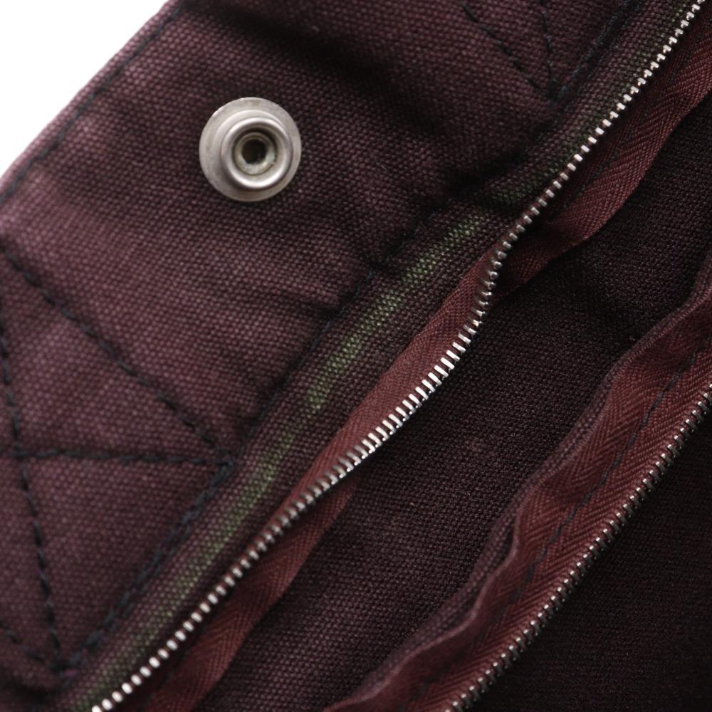 Hermes Сумка Fourre ToutPM Черный / красный хлопок унисекс Б/у