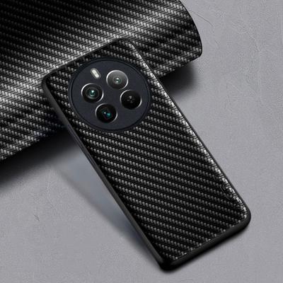 Ударопрочный тонкий чехол из углеродного волокна для Realme 12 Pro Plus 5G, нескользящий, защищающий весь корпус телефона