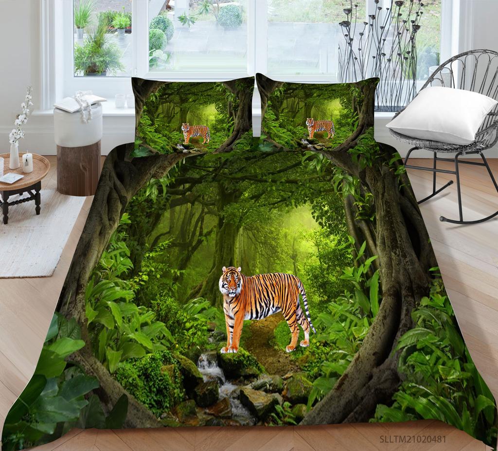 3D Animal Pattern Bedding Products Animal Series Bedding Products Quilt and Pillow Cases Bedding Set AU/EU/US Full Size Home Decoration