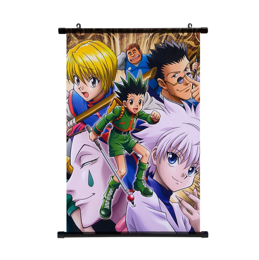 HUNTER X HUNTER Картина Свиток Постер Гон Фрикс Киллуа Хисока Домашний Декор Подвесная Картина Мальчики Девочки Свиток Постер
