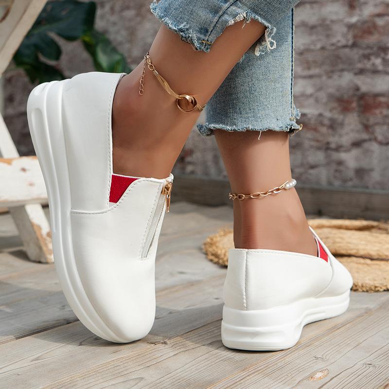 Women's Fashion Outdoor Plus Size Casual Lazy Shoes Summer Women's Board Shoes Flat Shoes