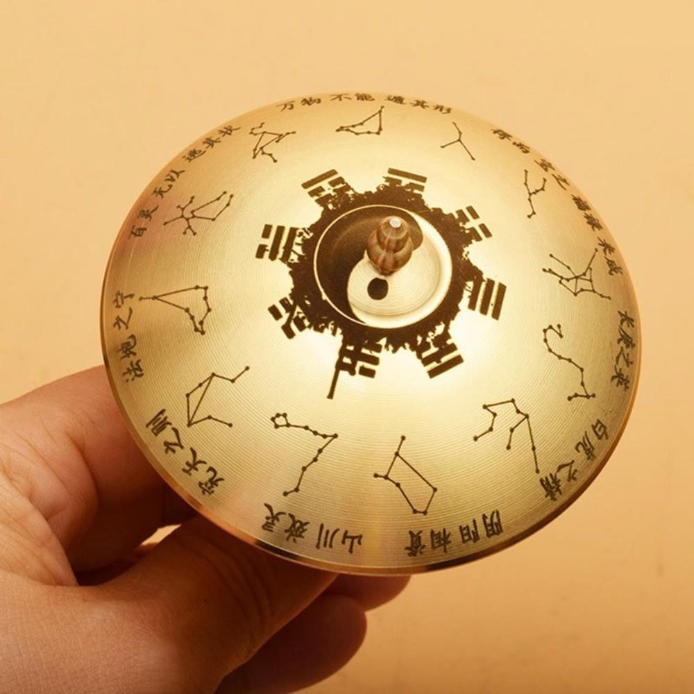 Traditional Brass Umbrella Statue Unique Decorative Umbrella Office Display