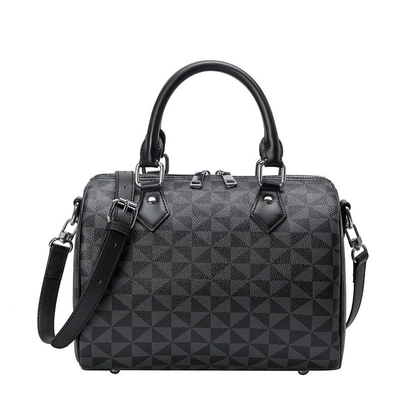 Весенний шик Простая удобная в носке сумка-подушка Boston Printed Girl Tote Commuter Crossbody на одно плечо