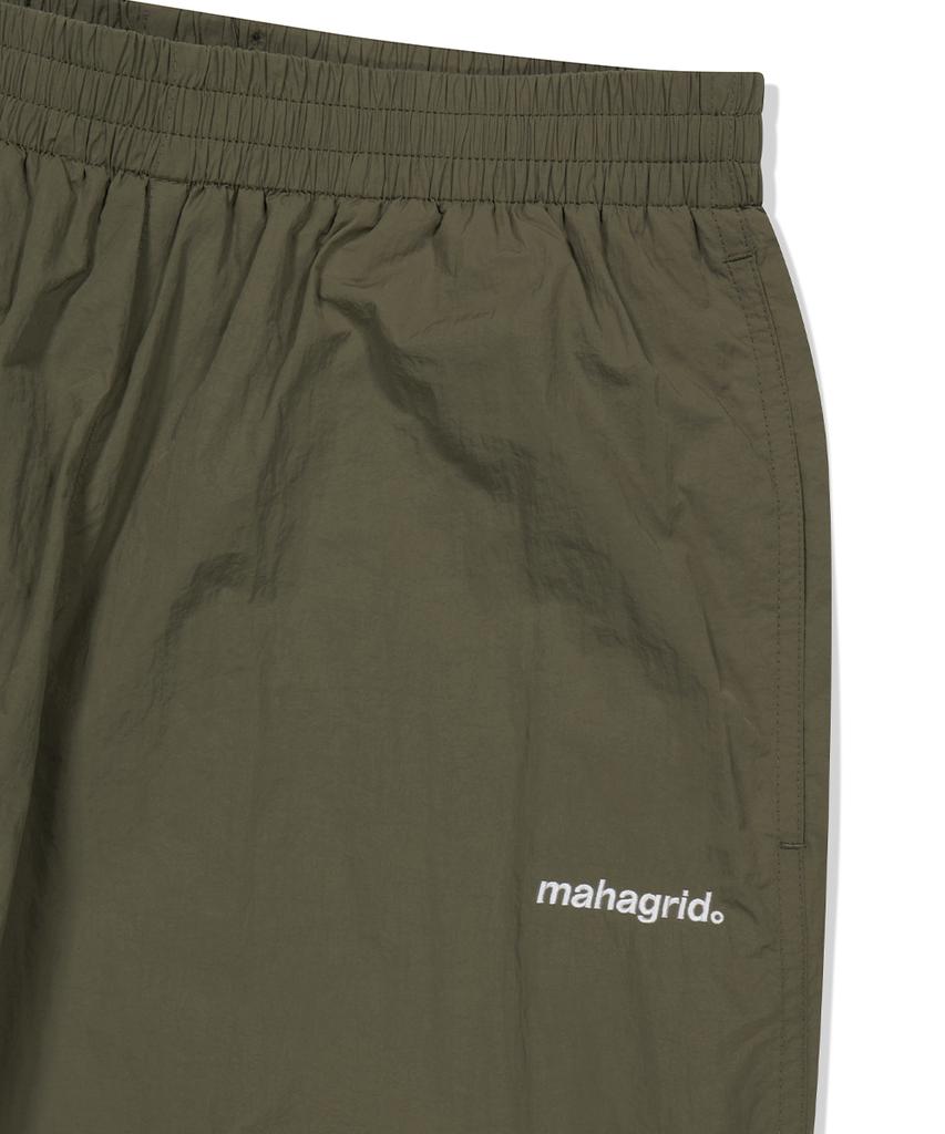 MAHAGRID Basic Logo Nylon Pant Khaki(Mg2Efmsc01A)