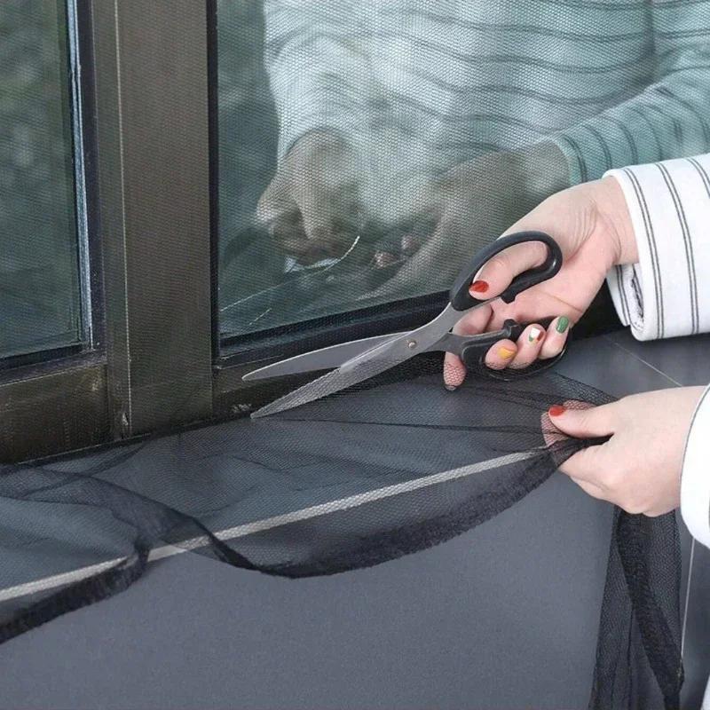 Москитная сетка для окон Сделай сам Самоклеящаяся Антимоскитная сетка Режущаяся Для дома Спальни Кухни Всех видов окон Ремонт и Москитная сетка