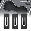 3Pcs Car Cup Holder Limiter Fixing Clips Auto Water Cup Slot Limit Pad Car Bottle Console Slot Slip Limiters