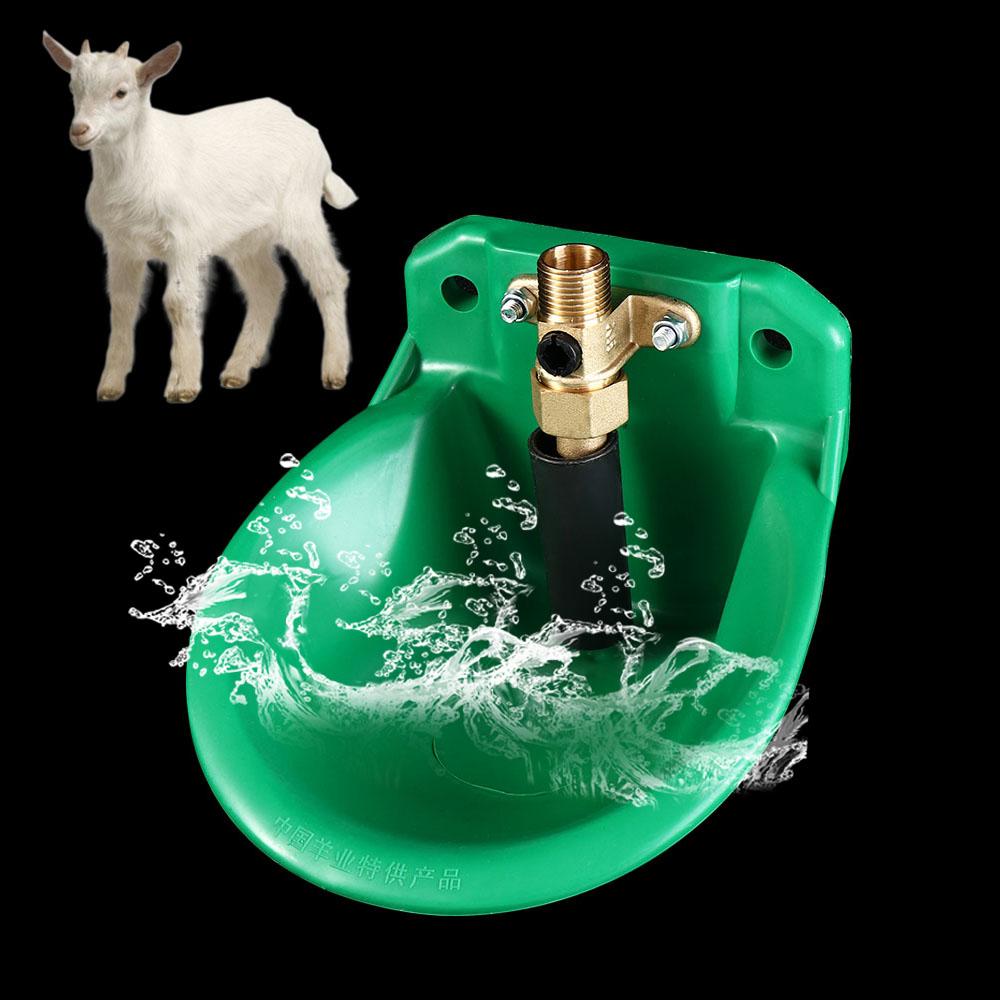 Automatic Water Bowl Liquid Drinker Sheep Cow Cattle Pig Goat Horse Farm Animal Feeder Drinking Tool Replace Cattle Copper Valve