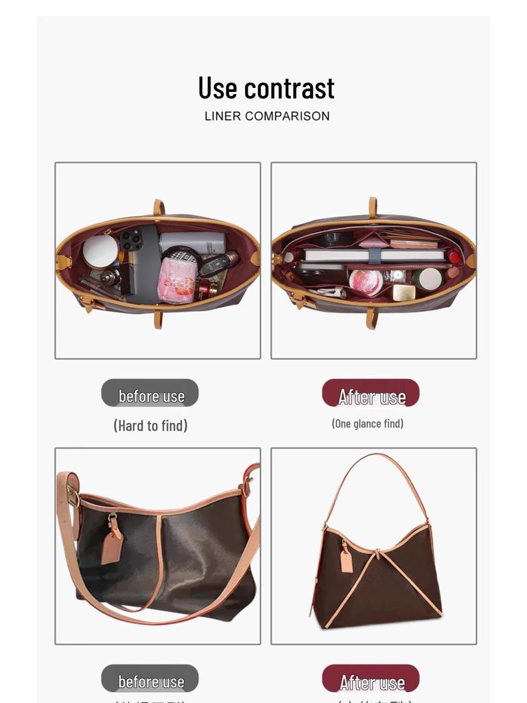 LV Carryall BB Compatible Ultralight DuPont Paper Inner Storage Bag