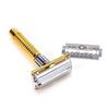 1Pc Traditional Style Safety Razor With Blade Provides Very Close Shave