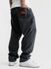 Jigga Wear New Outline XL Men's Super Baggy Jeans Black Washed