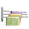 Sumnacon Towel Hanger, Swing Arm, Bathroom Towel Bar, Wall-Mounted, Space-Saving, Brushed Stainless Steel (M, Silver)