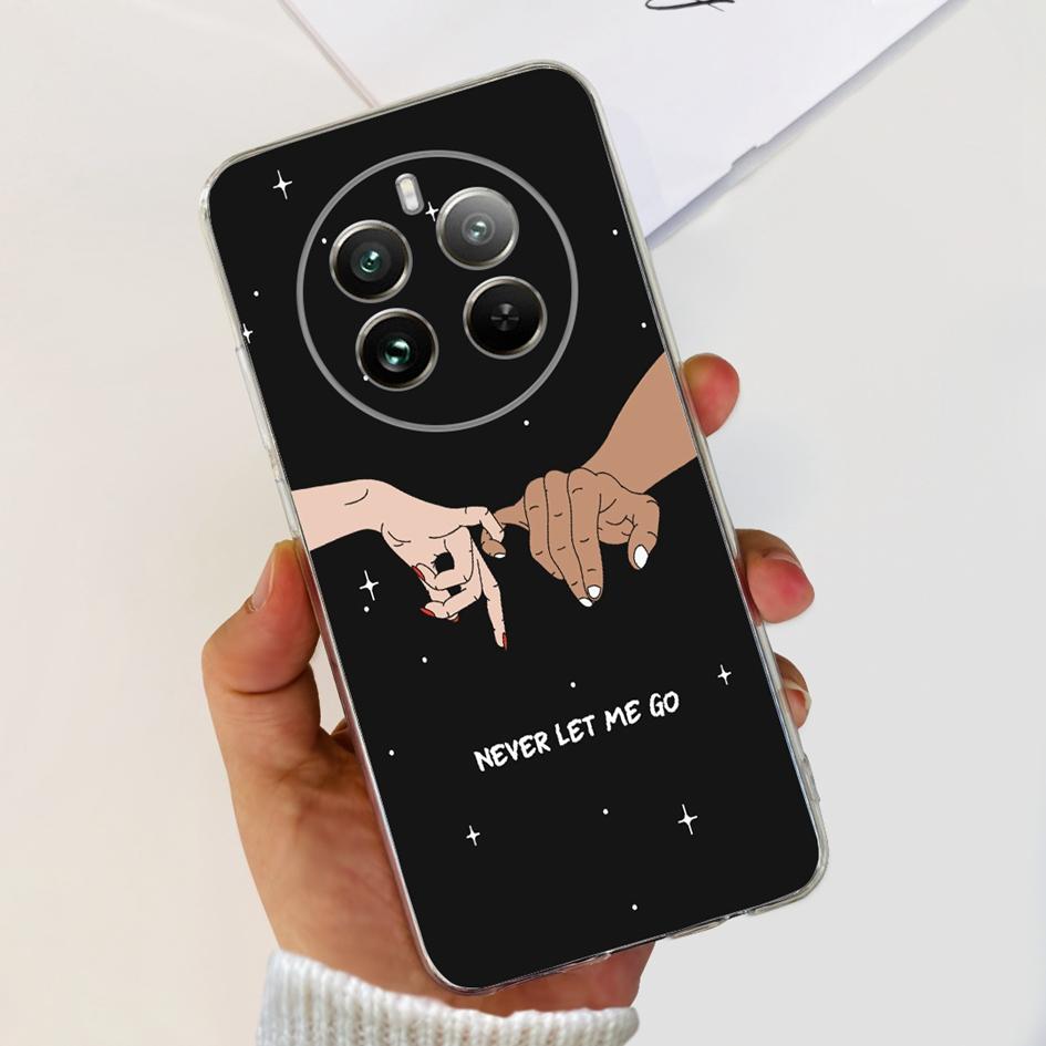 Чехол для Realme 12 Pro Plus Популярный Цветок Астронавт Мягкий Прозрачный Силиконовый Чехол для Телефона на Realme 12 Pro 5G 2024 Funda RMX3842 Чехол