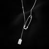 Women Trendy Pendant New Design Simple Charm Women Jwelry Clavicle Chain Pin Necklace Chocker
