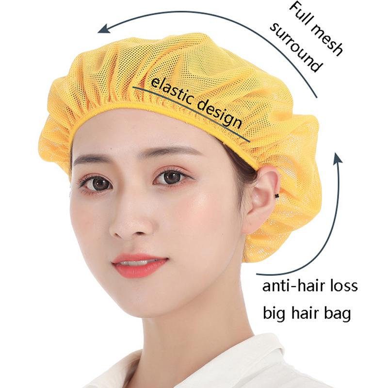 Сетчатая шляпа шеф-повара многоразовая кухонная кепка для ресторана отеля, пекарни, общественного питания, приготовления пищи, рабочая кепка