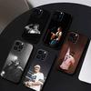 Чехол для телефона M-Morgan W-Wallen для iPhone17,16,15,14,13,12 Plus,Max Черный мягкий силиконовый чехол