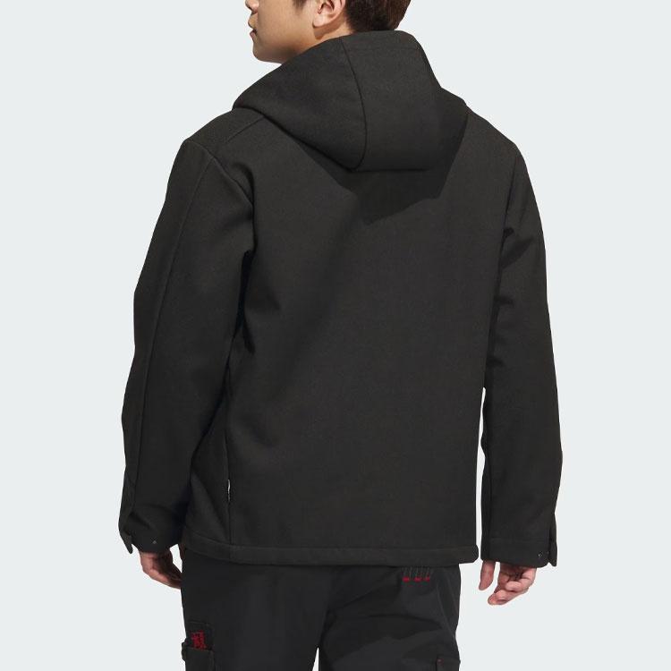 adidas Плетеная куртка Wuji Bond 'Черная' Мужская IP4932