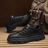 Men's Shoes Autumn Sports and Leisure Low-top Martin Boots Waterproof Leather Shoes Work Shoes Brown Retro Tooling Shoes