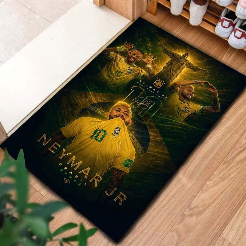 Ковер Neymar Jr для гостиной, спальни, дома, украшение дивана, противоскользящий коврик для игр детей