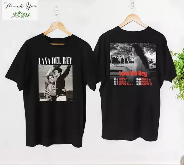 Rey Lana Del Tour 2023 Summer T-Shirt Unisex Gift Fans S-5xl Dates Shirt Concert