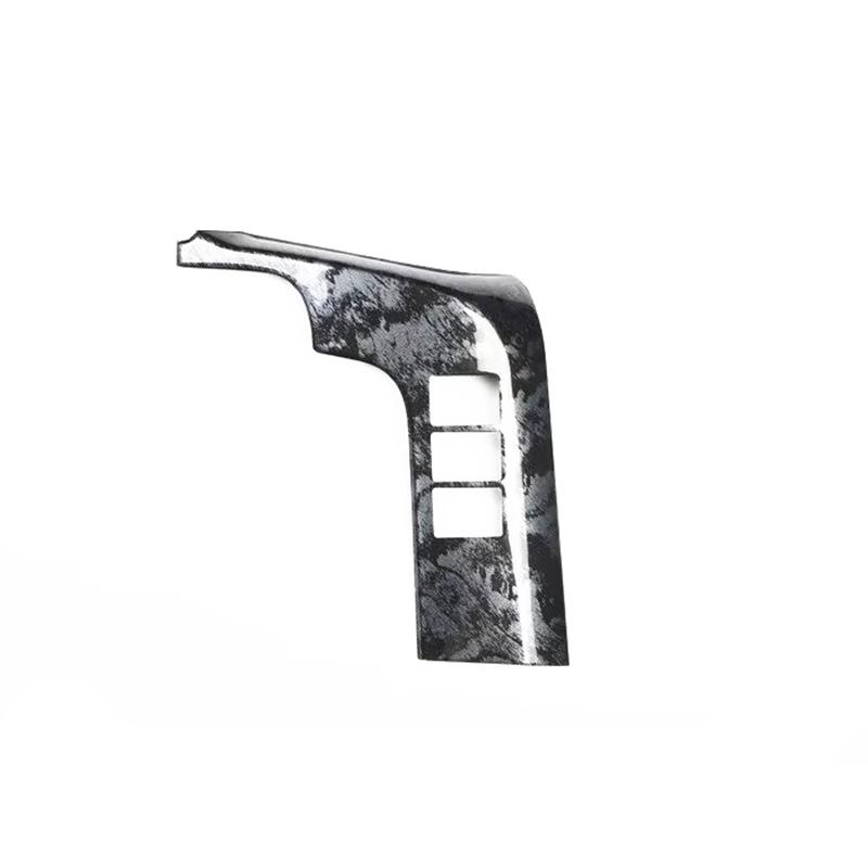 For Toyota Voxy Noah 70Series ZRR70 ABS Carbon Fiber Style Car Decoration Headlamp Control Panel Pasted with Interior Trim Strip