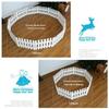 1.6m Christmas Wooden Fence for Tree & Window Decor
