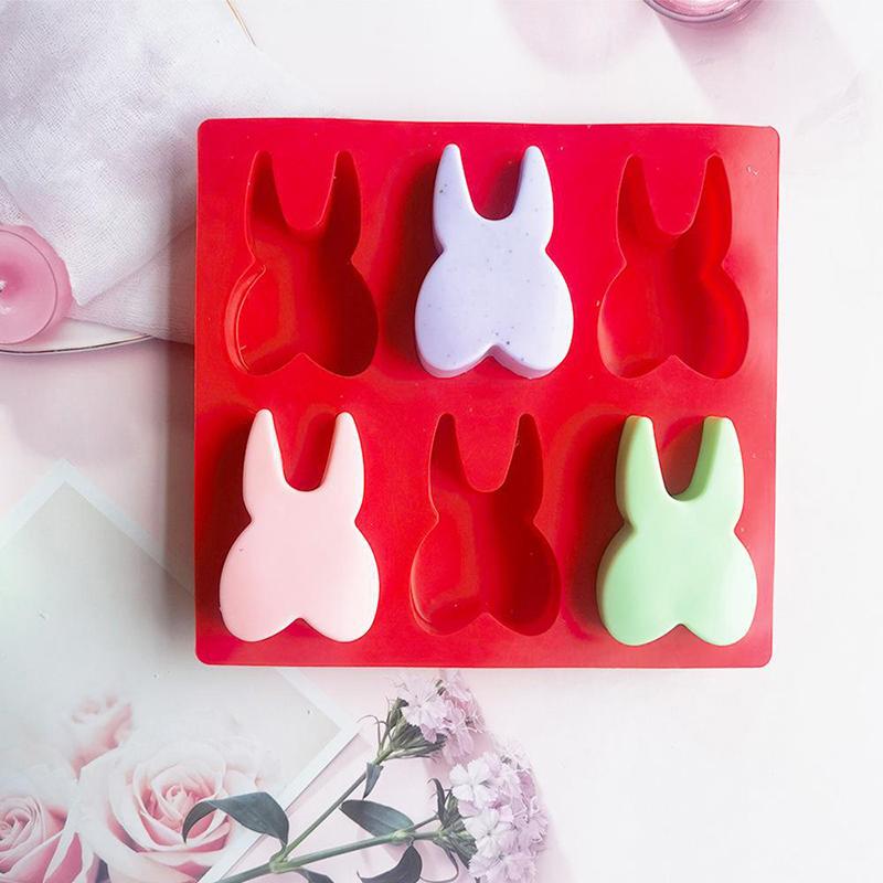 Tooth Shape Silicone Mold 6 Cavity 3D Molar Molds Tray DIY Baking Decorating Tools For Chocolate Gummy Candy Jelly Mold