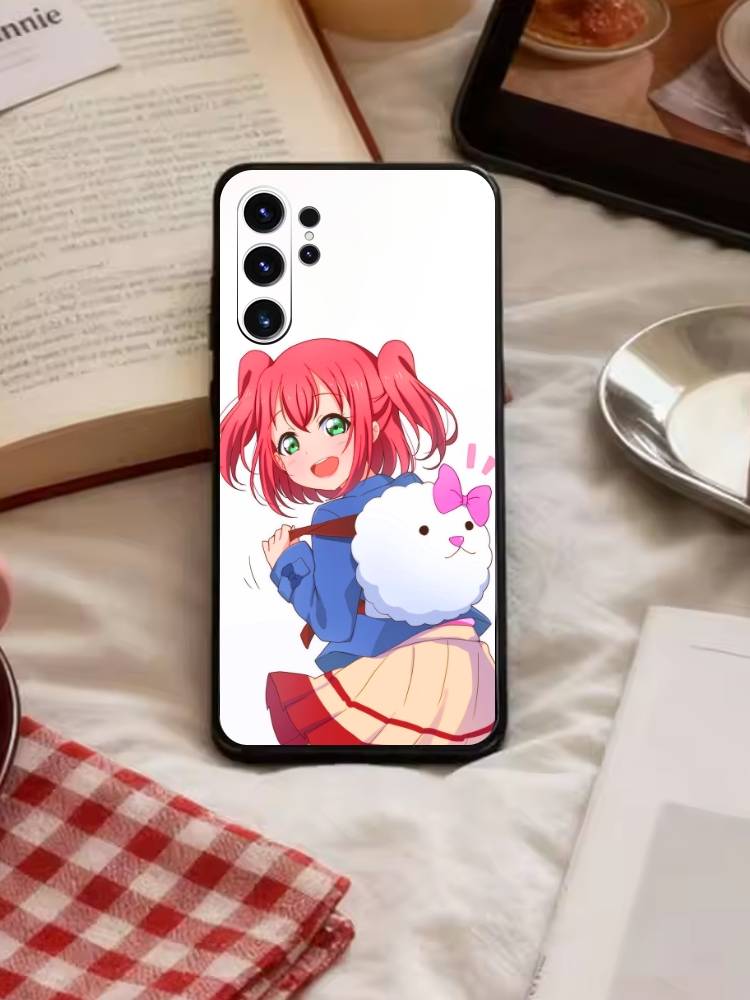 Чехол для телефона Love Live Накасу Касуми Для Samsung S26,S25,S24,S23,S22,S21,S20,Plus,Fe,Lite,Другие Черный Чехол