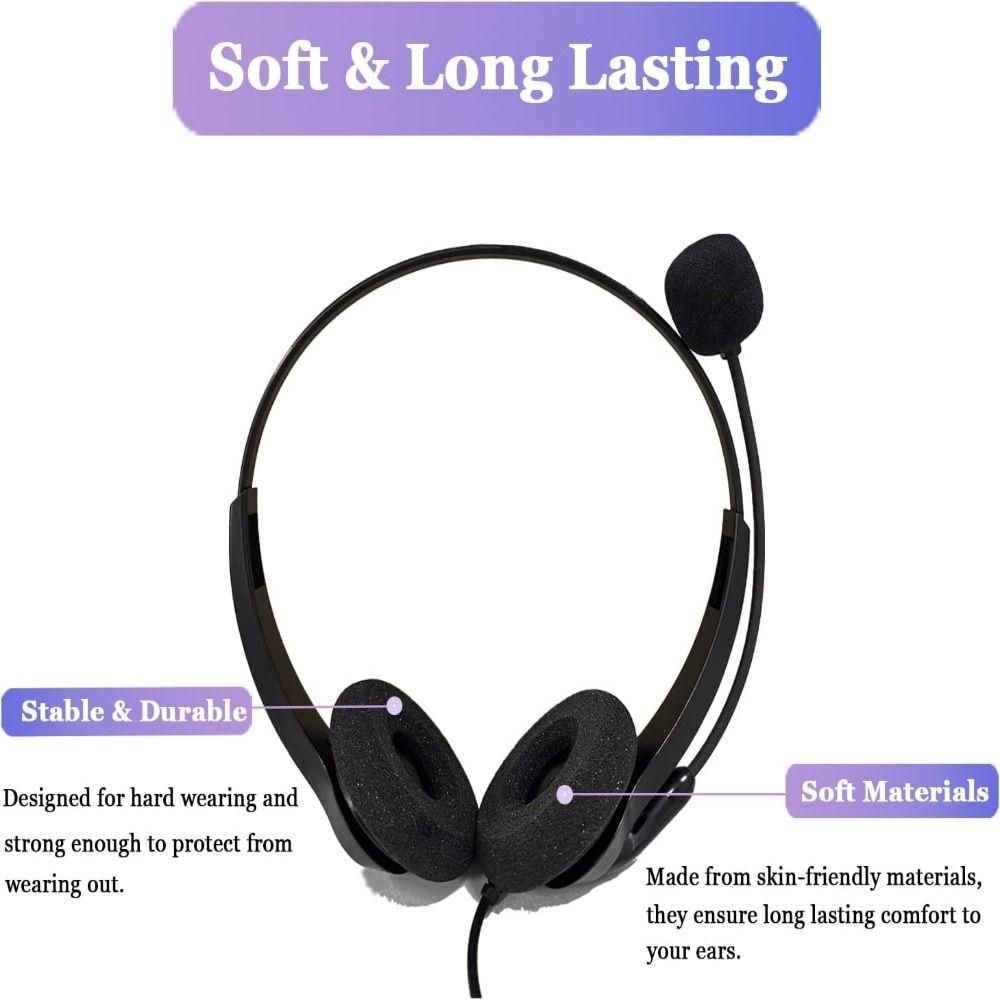 2Pair Soft Foam Pad Headset Headphones Accessories Ear Pads Earbuds Cover Ear Cushion