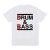 Смешная футболка Drum and Bass Любители рома и задниц Шутки Короткий рукав Хлопковая футболка Унисекс Модная Повседневная футболка Оверсайз -...