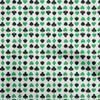 Georgette Viscose Green Fabric Poker Card Fabric For Sewing Printed Craft Fabric By The Yard 42 Inch